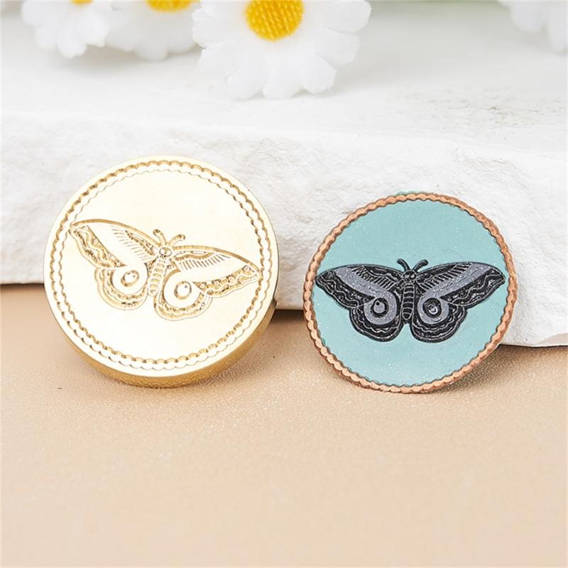 Butterfly Sealing Wax Stamp for DIY Christmas Envelopes Card Wedding Invitation Decoration Brass Swallow Wax Seal Stamp
