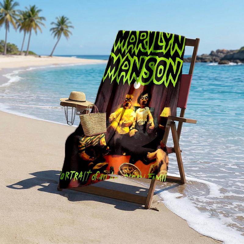 Martinimanson Fashion Beach Towel: Ideal for Summer Adventures Soft, absorbent and quick drying suitable for swimming and bathing
