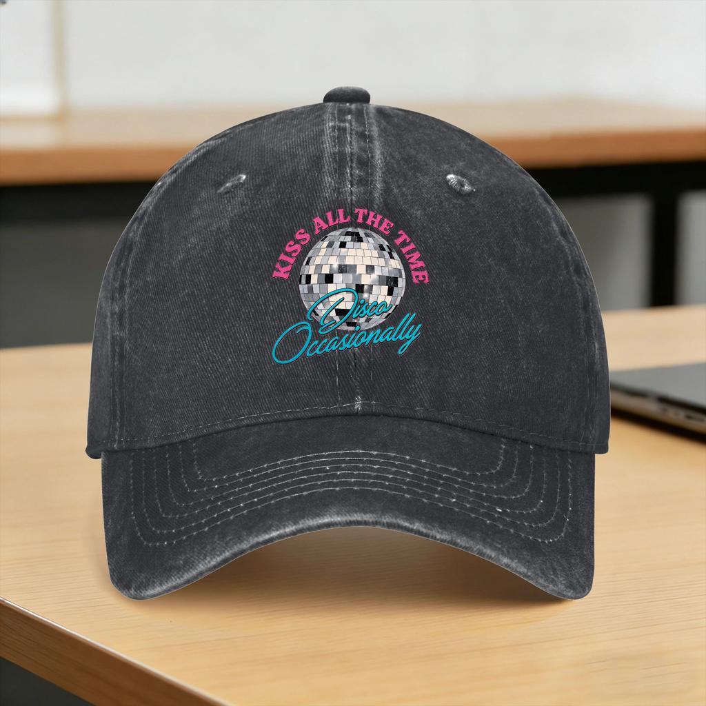 Harry Style Küss Mich Die Ganze Zeit Disco Gelegentlich Discokugel Baseballkappe Cool Unisex Truckerhut Design Laufen Hippie Baseballkappe