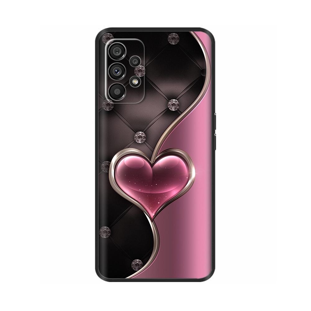 For Samsung A53 Case Cute Panda Flower TPU Soft Silicone Case For Samsung Galaxy A53 5G Cover A 53 SM-A536B Phone Cases Fundas