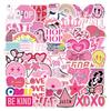 50pcs Cartoon College Style Graffiti Waterproof Stickers Creative Fridge Mug Skateboard Guitar Helmet Decoration Decals