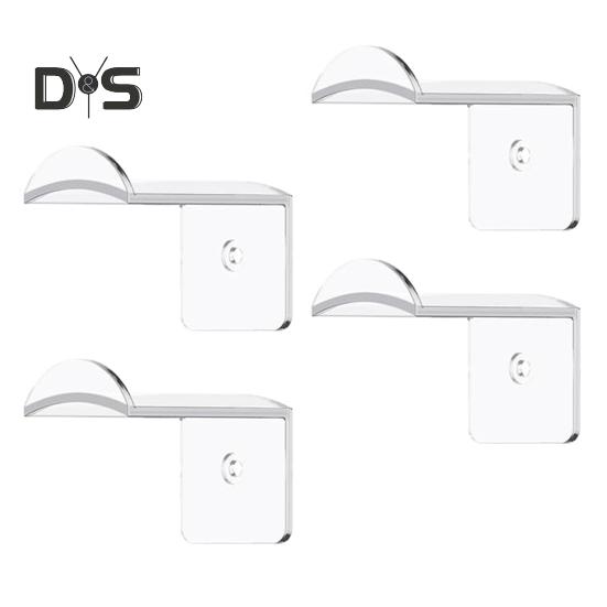 4/8Pcs Hat Hooks Cowboy Hat Racks Easy Installation Strong Adhesive Wall Mount Cap Holder Baseball Cap Organizers