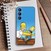 The S-Simpsons Cartoon Phone Case For Samsung Galaxy A73,A72,A71,A70,A52,A51 Others Soft Black Cover