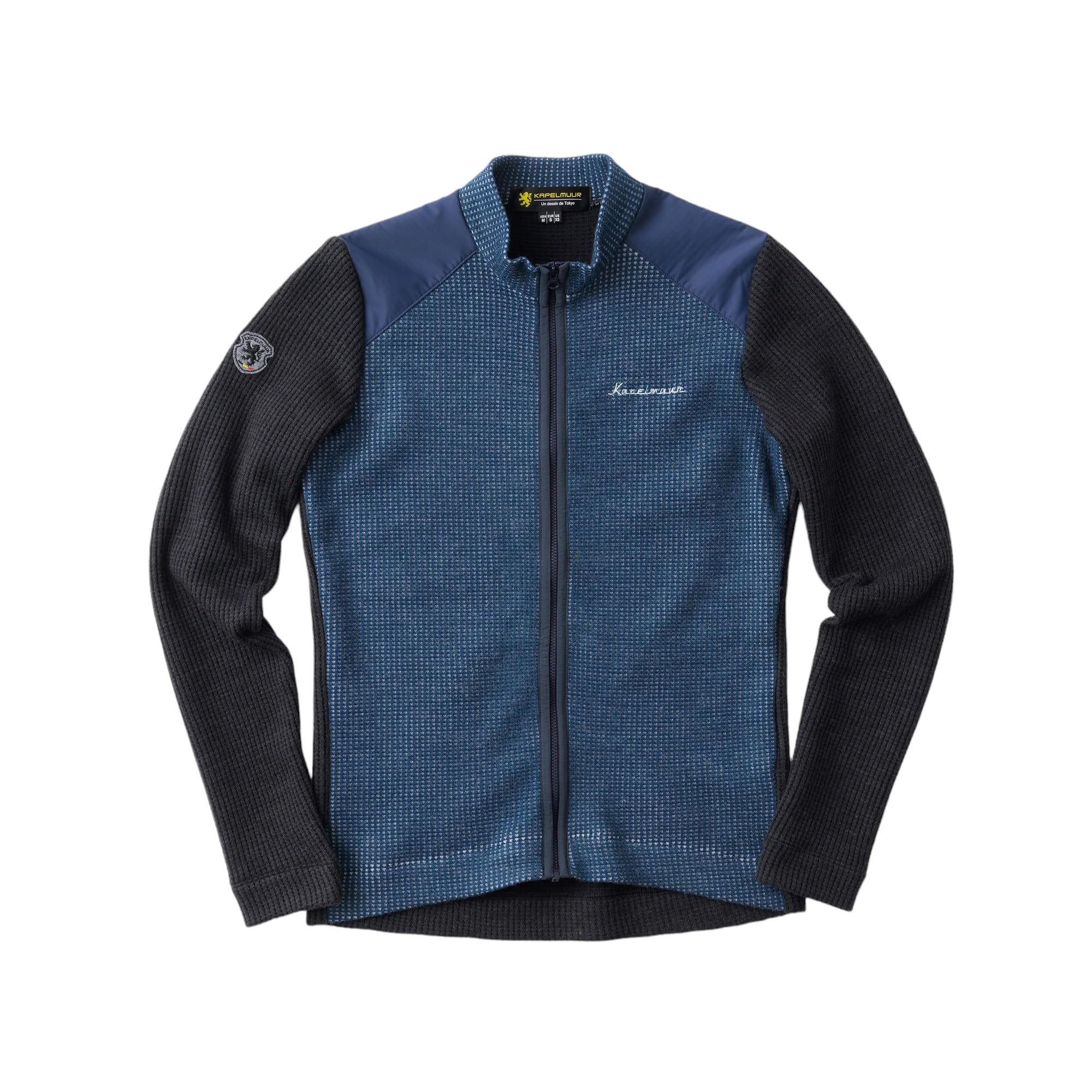 

Kapelmuur Cycling Waffle XS Jersey, Fall/Winter [10°C-15°C] Jersey, Blue, синий