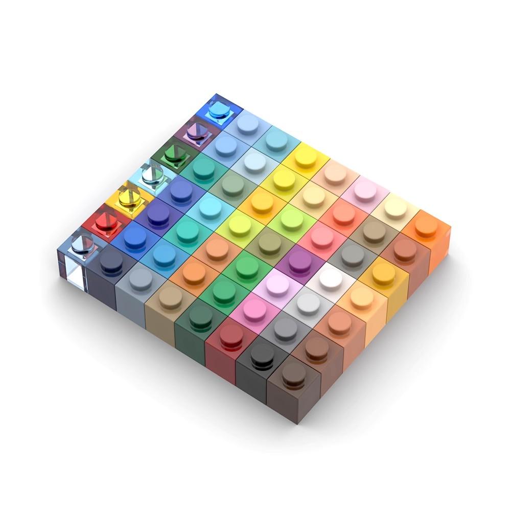 20pcs MOC Parts 3005 Brick 1 X 1 Compatible Bricks DIY Assmble Building Blocks Particle Kid Puzzle Brain Toy Gift