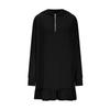 Ladies' Color Casual Loose Fashion Elegant Long Sleeved Dress
