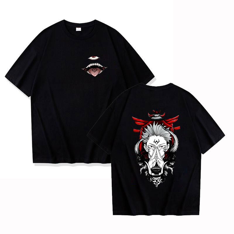 

New Ryomen Sukuna T-Shirt Men Women Fashion Harajuku T Shirt Summer Cool Short Sleeve Hip Hop Top Tees 4XL