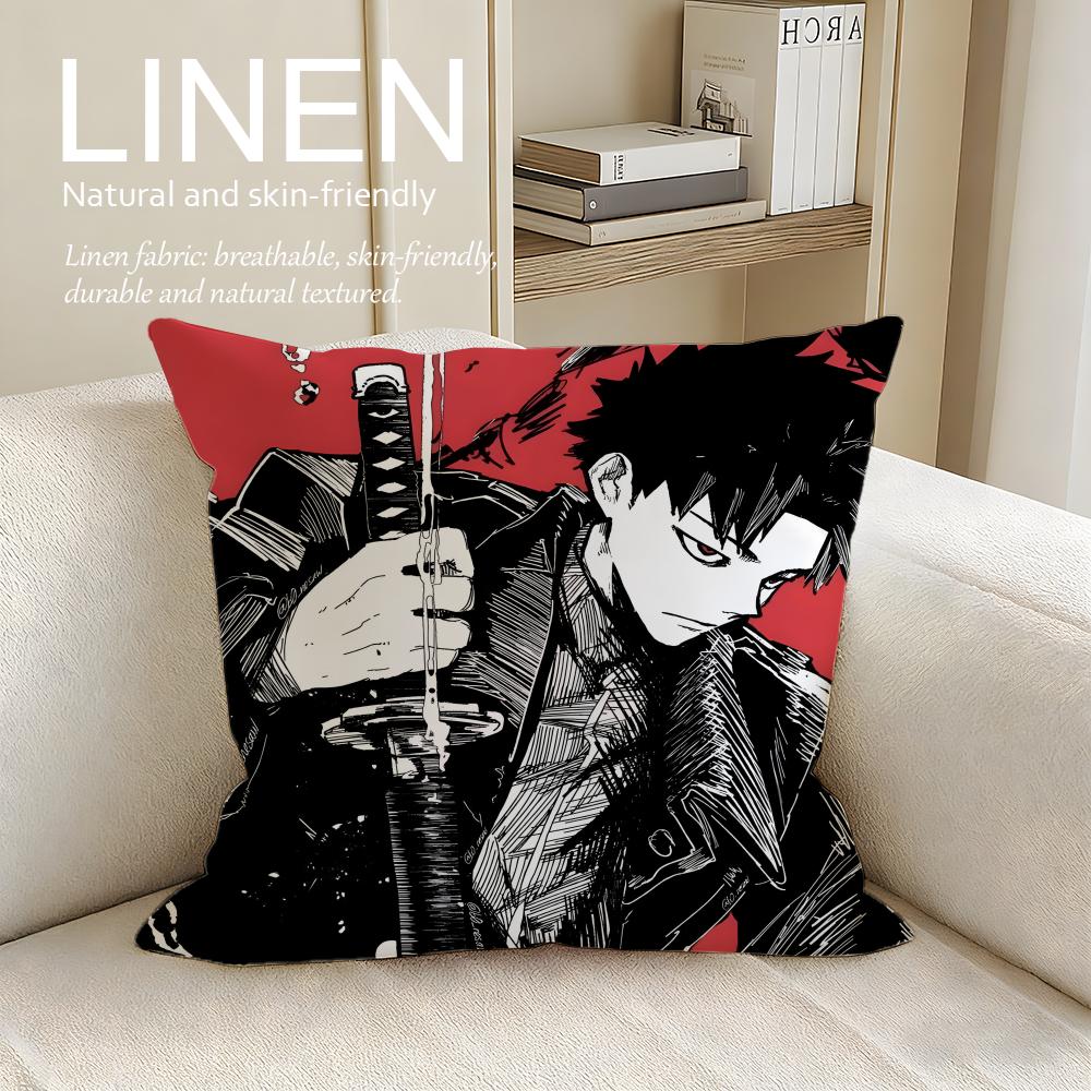 Action Kagurabachi Cushion Cover Pillowcase Set Pcs X X Breathable Washable Sofa Cushion Cover