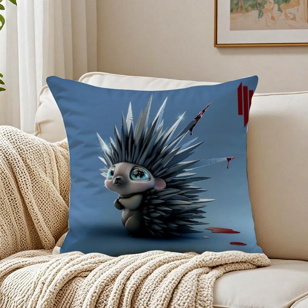 Singer Skrillex Cushion Cover Linen Minimalist Soft for Sofa Bed Home Room Decor