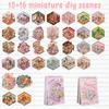 Scene Sticker Book Stress Relief 3D Sticker Scene Set Stimulate Imagination 3D Miniature Landscaping Books for Children Birthday