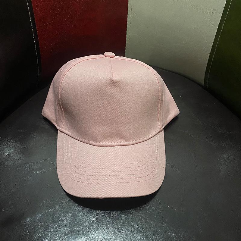 Unisex Solid Color Cotton Five-Panel Baseball Cap – Trendy, Casual, and Versatile.
