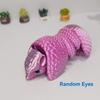 1pc 3D Printed Creative Animal Sculptures - Random Eyes - Joints Movable - Novel Relax Desktop Accessories, Ideal For Party Gift