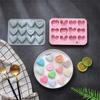Heart Shape Love Silicone , Non-stick Easy Release Heart Shaped Silicone  Tray For Handmade Chocolate, Dessert