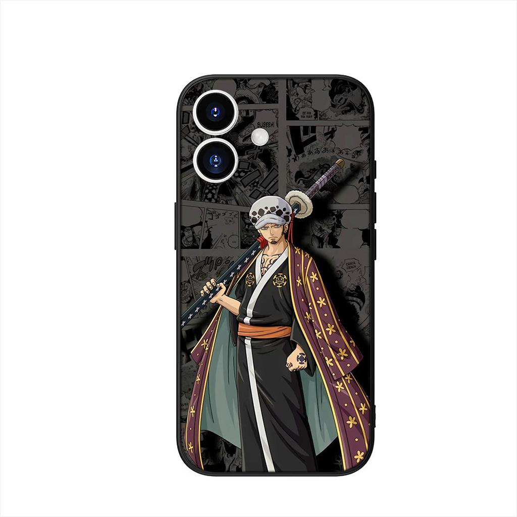 Luffy One Trafalgar Water Law Pieces Case for Motorola Moto Edge 70 60 Fusion 40 NEO 20 Pro G Stylus G56 G96 G71 G73 G42 G51 G52