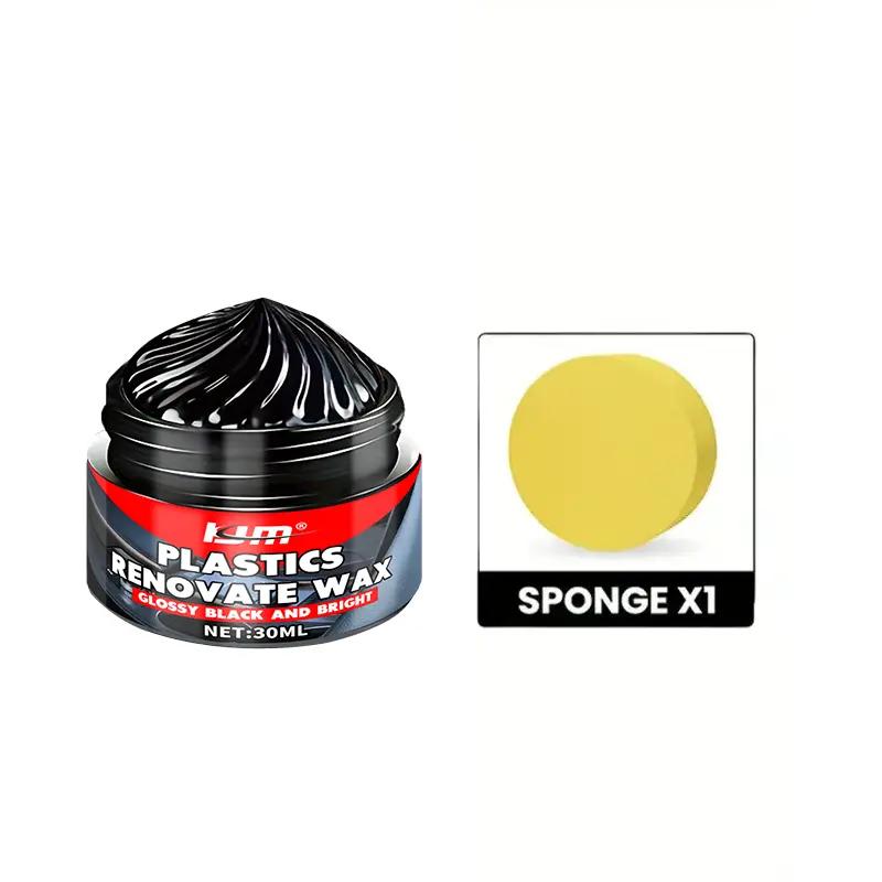 

Воск для ремонта пластика для автомобильных шин и мотоциклетных деталей - Прочный полировальный и защитный воск для всех транспортных средств, полироль для приборной панели