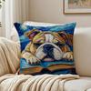 Catoon Starry Sky Dog Cushion Cover Pillowcase Antidustmite living Room Sofa Decor Cushion Room