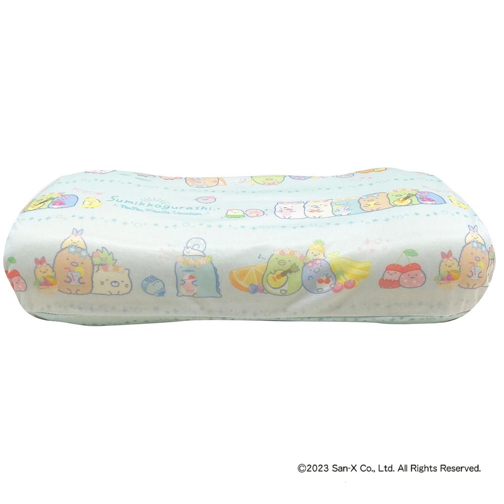 MORIPiLO Morishita Memory Foam Pillow for Children and Summer Sumikko Soft Plush Character Sumikko 4621120 Adults, Use, Cool, Gurashi, Blue, 20x40cm,