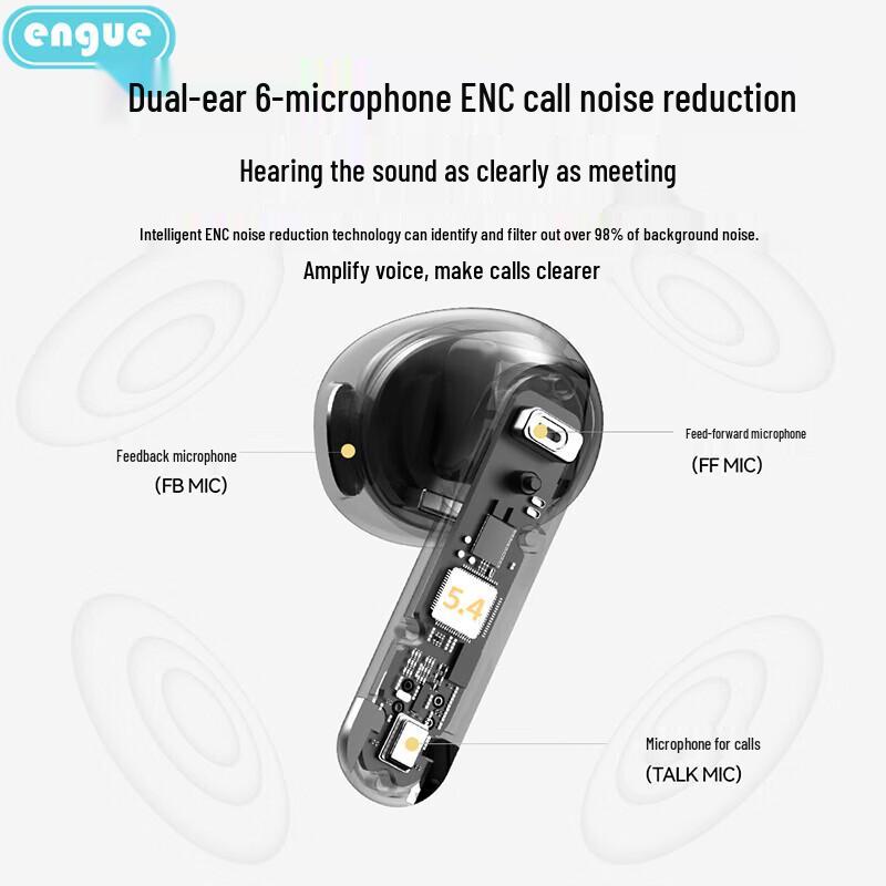 Engu EG-AP26 Semi-In-Ear Bluetooth Earphones