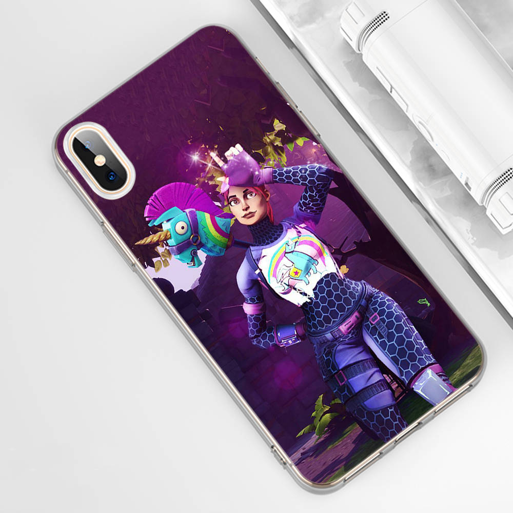 RT91 Fortnite Play Case for Samsung A04 A14 A23 A34 A54 M23 M33 M52 M53 Realme 10 9 C30S C35 C55 VIVO Y02S Y21 Y33S Y51 X80 Pro Clear Cover