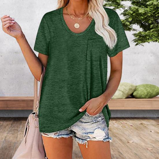 

Женская футболка с коротким рукавом и круглым вырезом, свободная блузка, топ для работы