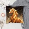 Color Horse Pillow Case Fashion Square Pillowcase Bedroom Sofa Room Ins Decoration Leisure