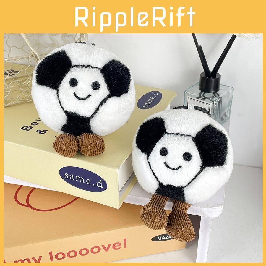 Cute Soft Football Plush Doll Keychain Perfect For Bag Decoration And Gifts 12cm Tall