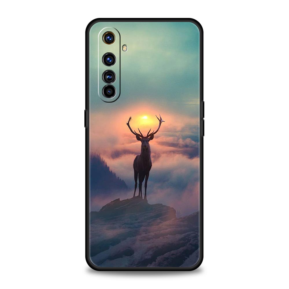 Deer Hunting Camo For Realme GT Neo 2 3 3T Phone Case For Realme 11 10 9 8 5G 7 6 GT2 Pro Plus C21 C11 C25 C35 Silicone Cover
