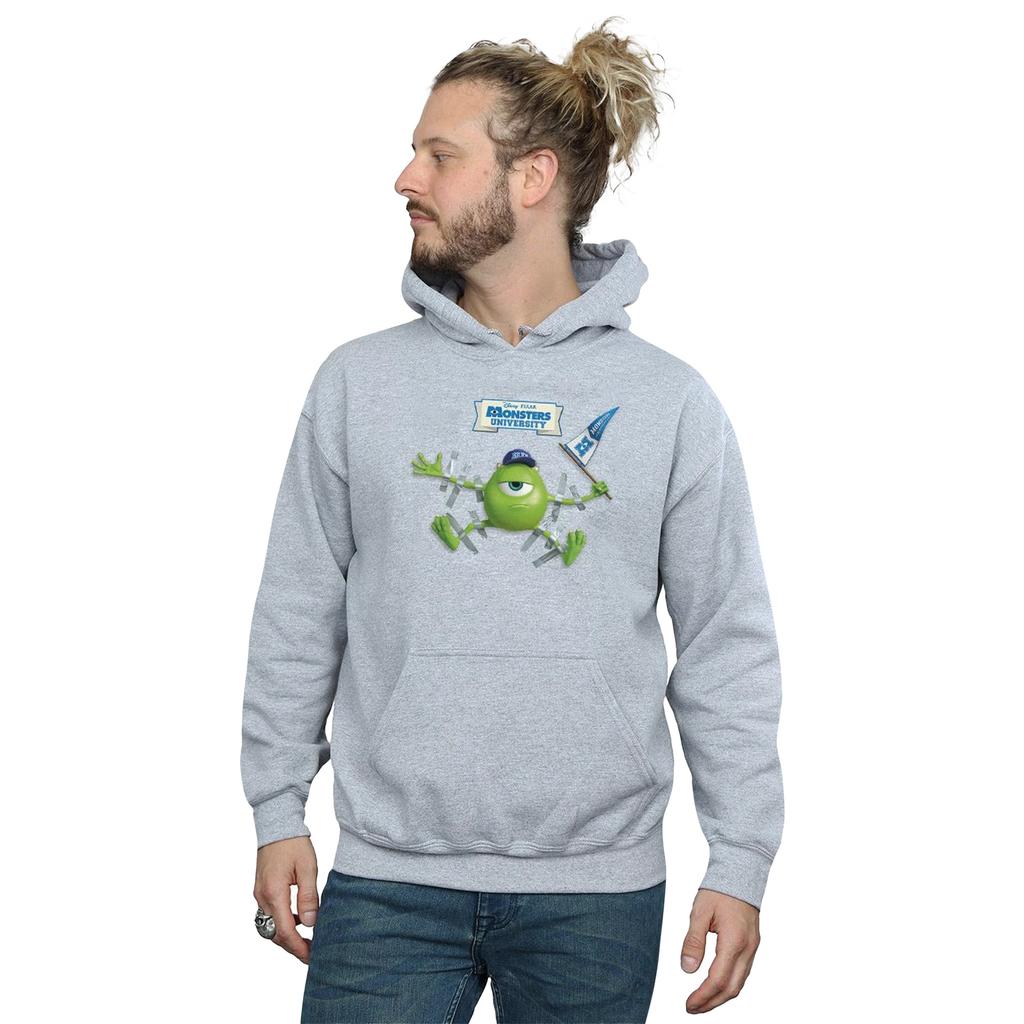 Disney Mens Monsters University Taped Mike Hoodie