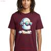 Robot With Sunglasses Unisexs T Shirt 100 Cotton Casual Summer Wear Vintage Slightly Stylish Stretched Designer Clothes