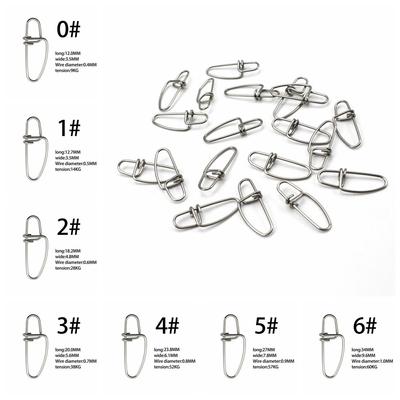 100pcs Solid Rings Fishing Connector Stainless Steel Pin  Tool