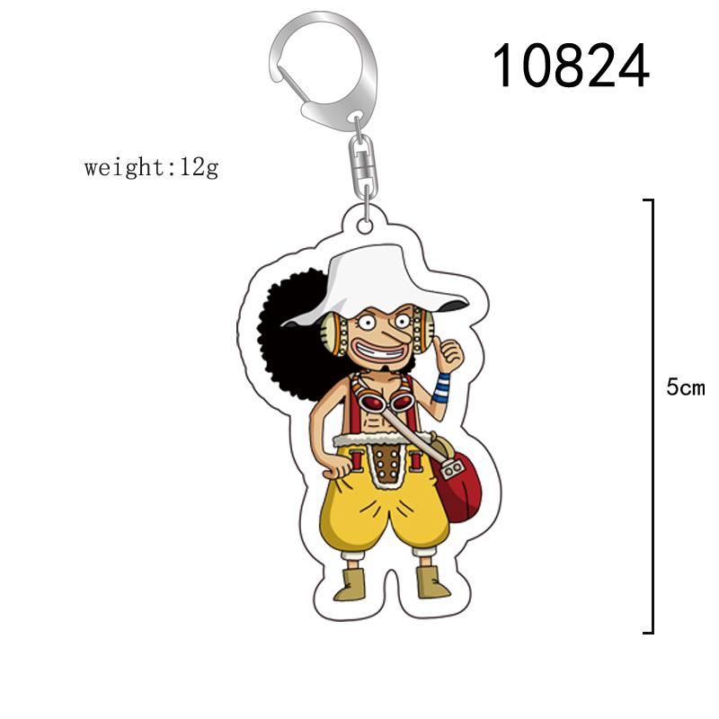 Acrylic Keychain - Luffy, Zoro, Nami Anime Pendant