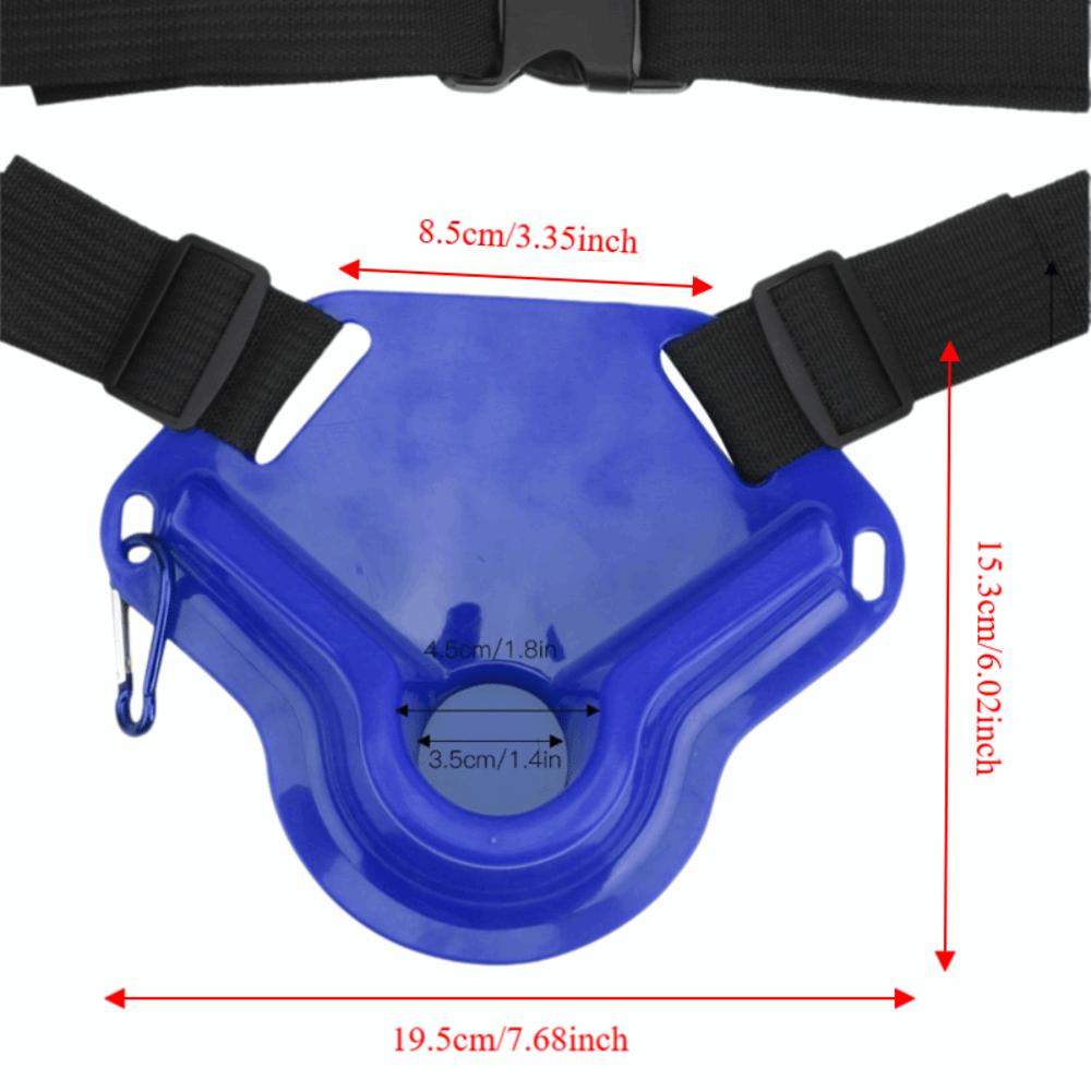 3 Colors Fishing Belt Waist Pole Holder Adjustable Boat Fishing Rod Holder  Boat Fishing