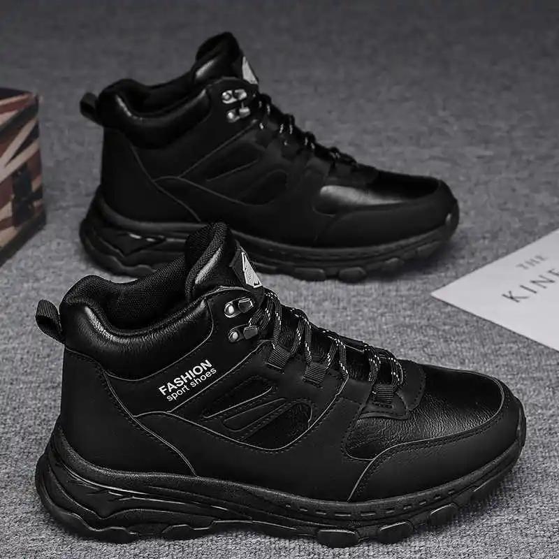 Fashion Thick Bottom Flatform Sneakers Without Heels Designer Boots Men Outdoor Men Boots Shoes Sport Entertainment Foot-wear Maker