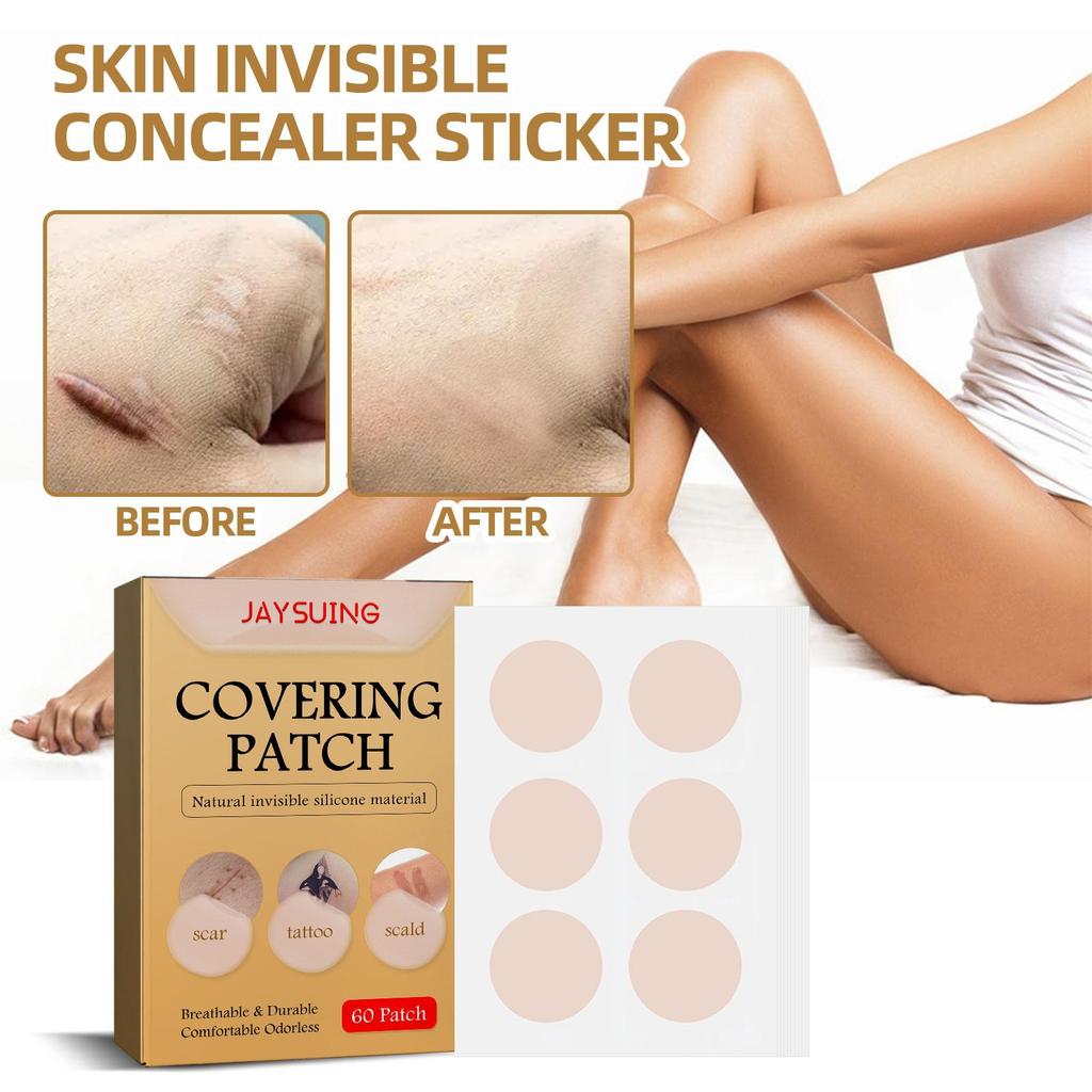 Scar Cover Sticker Scars Tattoos Birthmarks Tape Invisible Body Spot Patch Blemishes Concealer B0T6