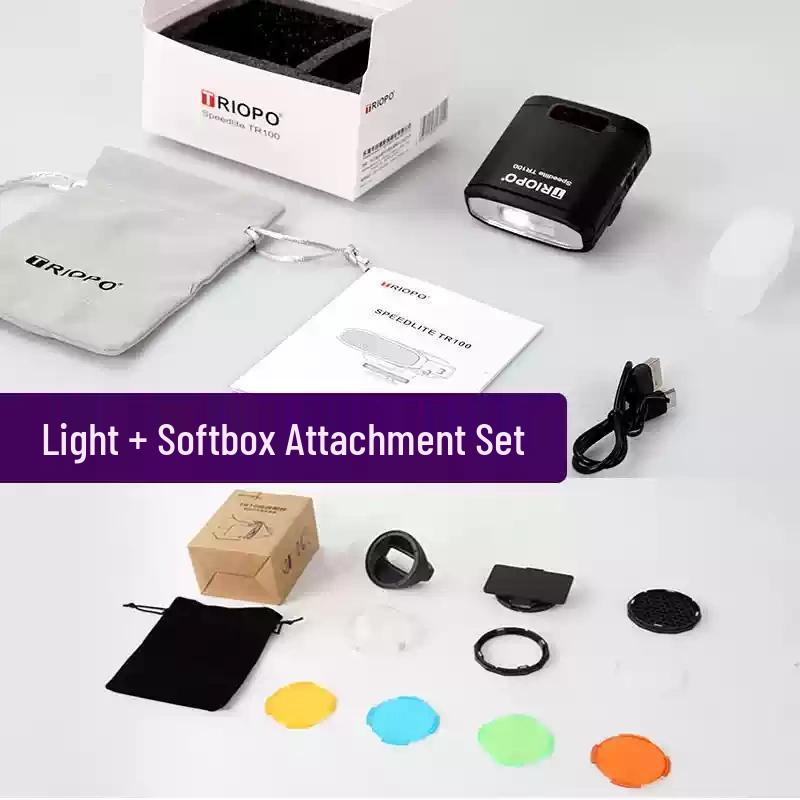 Jiebao TR100 Mini Flash for Mirrorless Digital Cameras with Universal Hot Shoe Mount