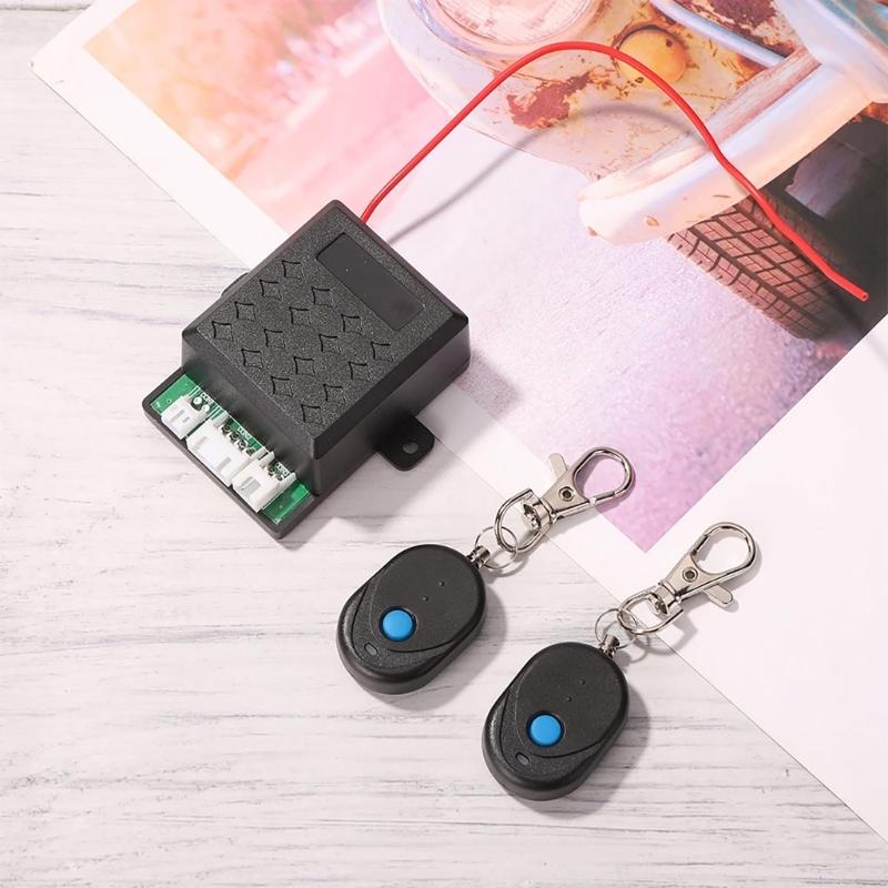 Anti-Theft Alarm System Car Engine Immobilizer Lock Car Wireless Engine Lock Intelligent Circuit Cut Offs with 2 Remotes