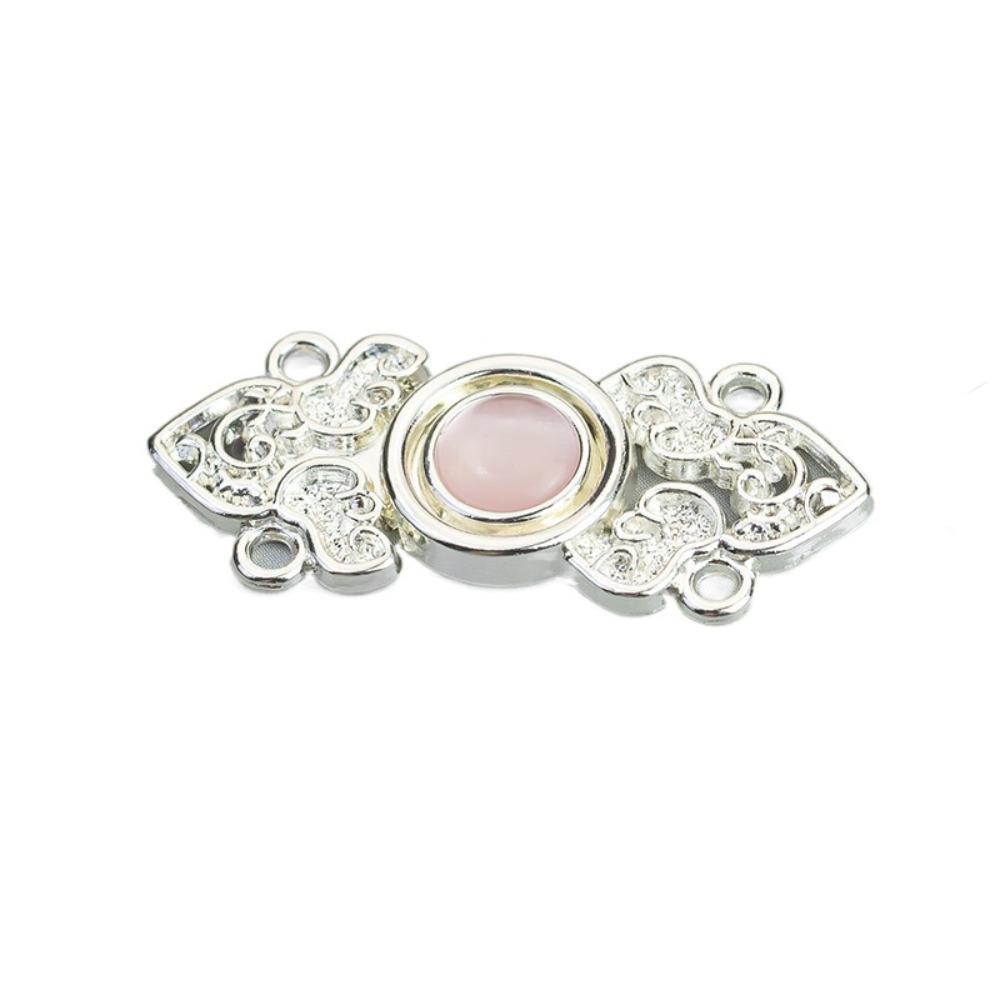 10PCS Chinese Style Metal Buttons Delicate Retractable Button Hanfu Decorative Buckle Reduce Waist
