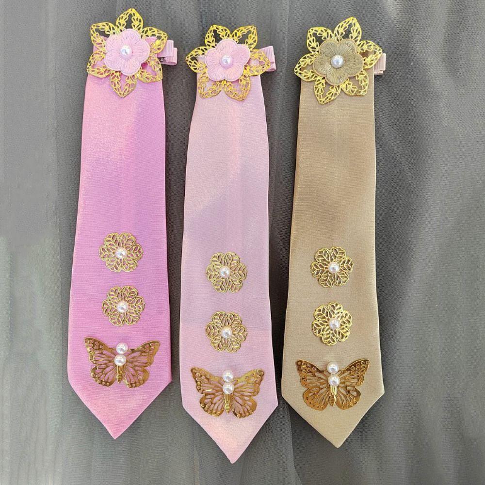 Flower Korean Hanbok Hairband Butterfly Stage Dance Costume Fashion Korean Headband  Ladies