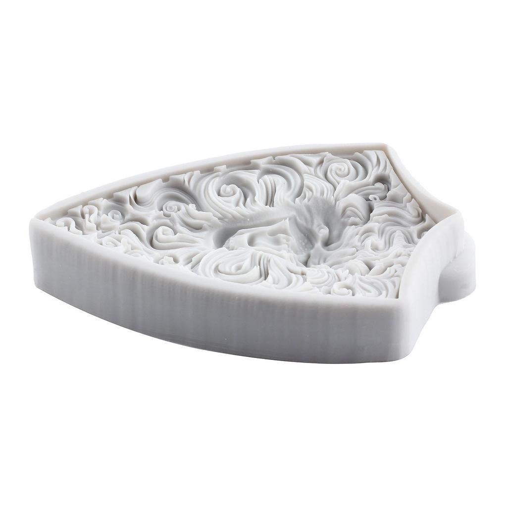 Lion Shield Silicone Mold Shield Fondant Molds Cake Decorating Tools Cupcake Topper Candy Resin Clay Chocolate Gumpaste Mold