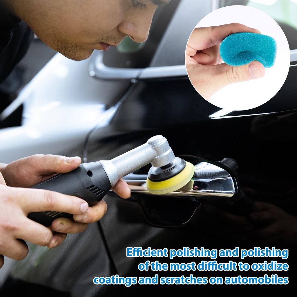 21PCS Mini Polishing Pads Set T-Shape Sponge Car Detail Polishing Buffing Pads for Car Sanding Waxing Sealing Glaze