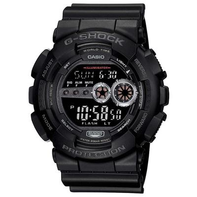 Casio Klokke LED med Høy Lysstyrke Importert Produkt G-SHOCK GD100-1B