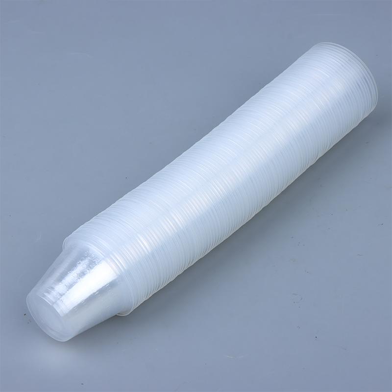 100Pcs 30ml Plastic Graduated Mixing Cups Disposable Universal for Airbrush Paint Mixing DIY Art Creation