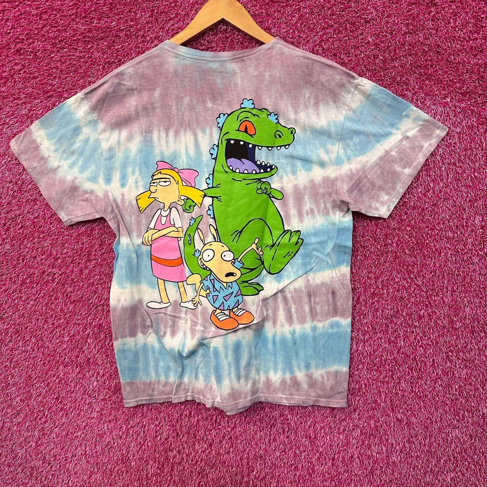 Nickelodeon Best of the 90s Helga Reptar Rocko Tie Dye L XXXXL