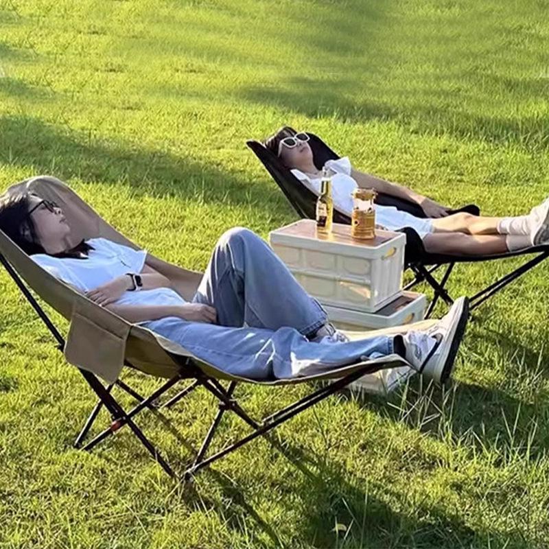 Verstellbarer Klapp-Liegestuhl für den Außenbereich für Strand und Camping