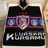 Johor Darul Ta'zim FC Print Flannel Blanket, High Quality Comfortable for All Seasons, Home Decor, Warmth and Comfort