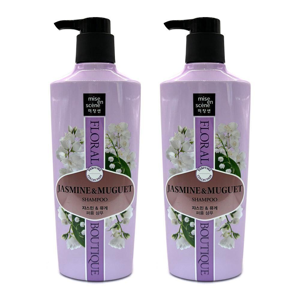 

mise en scène JCRDSDPT Floral Jasmine & Muguet Perfume Shampoo 650ml x 2