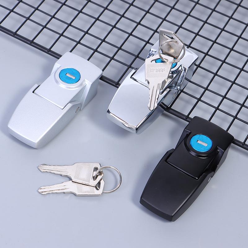 Dk604 Schnallenverschluss Edelstahl Schrankriegel Schubladensicherheit Knebelverschluss mit zwei Schlüsseln