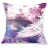 Pink Ins Fresh Plush Printed Pillow Case Creative Nordic Sofa Pillow Design Waist