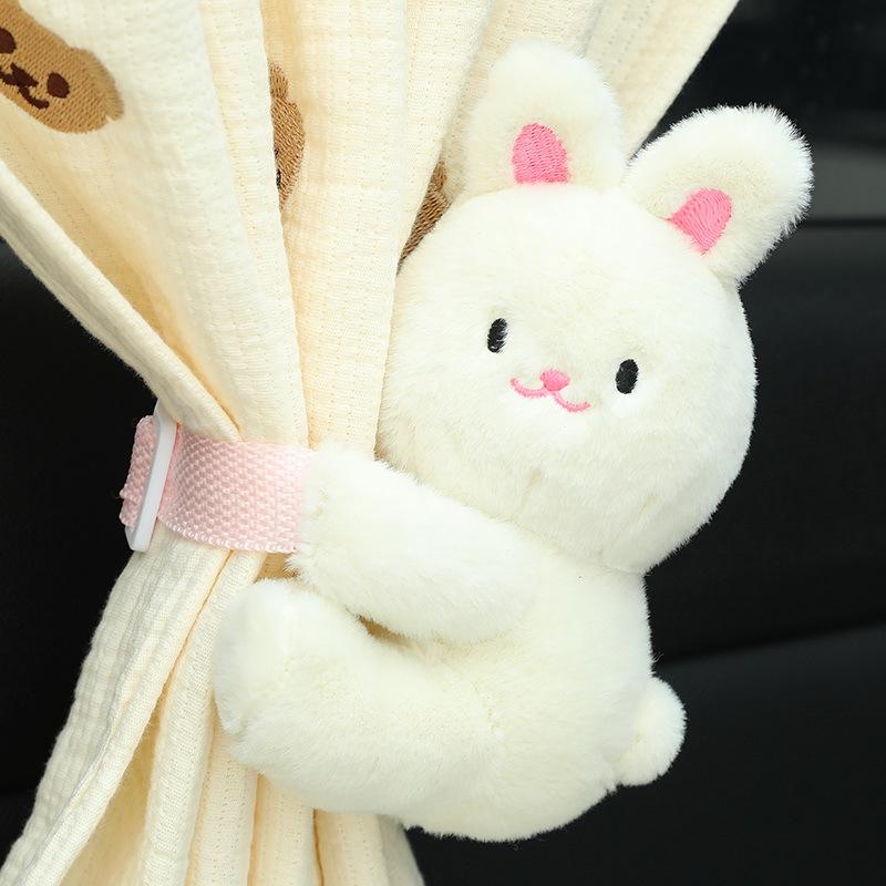 Cute cute animal panda rabbit strap rope doll home curtain buckle children's room decoration children's doll