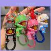 Cartoon Dinosaur Keychain Silicone Keyring For Boys Car Keys And Accessories